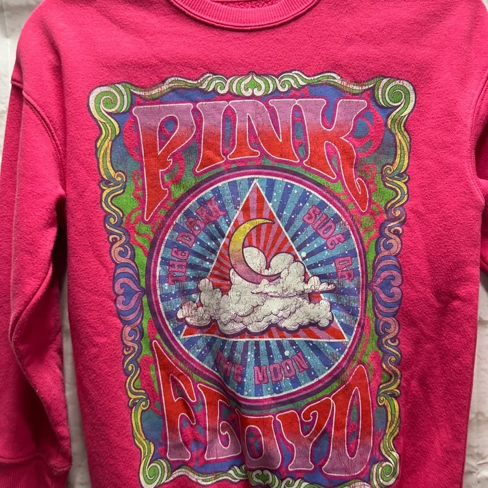 Pink‎ Floyd girls pink sweatshirt size M
